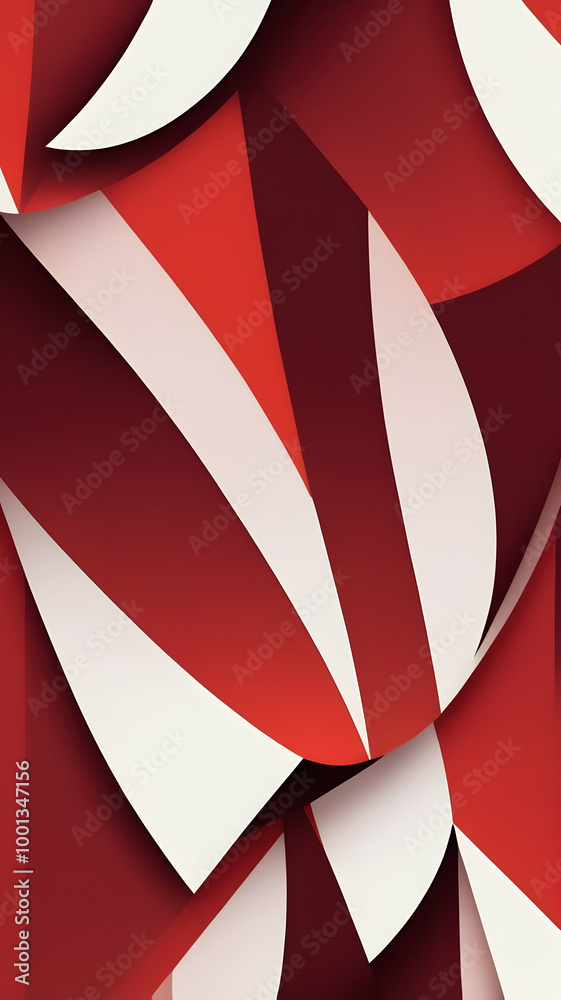 custom made wallpaper toronto digitalA deep, gradient texture background blending neon red with rich shades of white, accented by soft-glowing effects.	