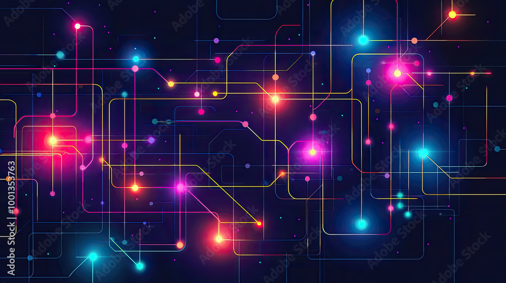 Fototapeta premium Technology Background 