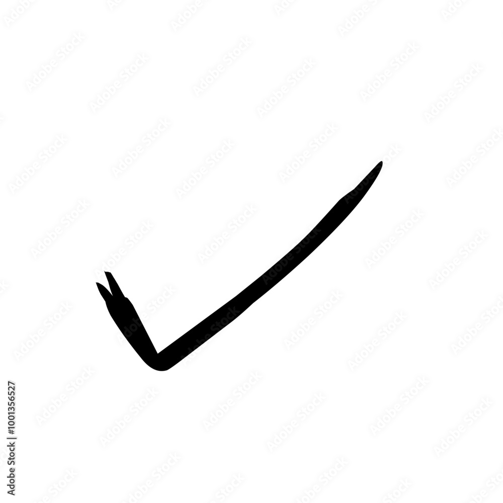 Check Mark Doodle Element Check Mark Doodle Element