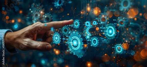 Digital Transformation Secure Cloud System Automation