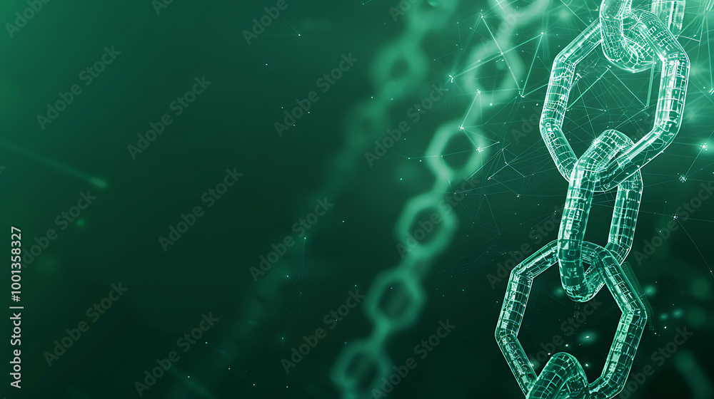 Fototapeta premium green tech wallpaper