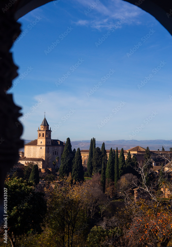 Autumn at the Alhambra is a particularly magical time to visit this historic palace complex located in Granada, Spain. Is a UNESCO World Heritage Site, is a stunning example of Moorish arcquitecture. Autumn at the Alhambra is a particularly magical time to visit this historic palace complex located in Granada, Spain. Is a UNESCO World Heritage Site, is a stunning example of Moorish arcquitecture.