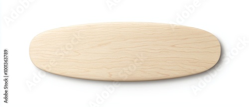 A surfboard on solid white background, single object