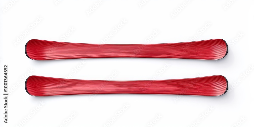 A pair of skis on solid white background, single object A pair of skis on solid white background, single object