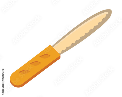 Bread Knife vector illustration