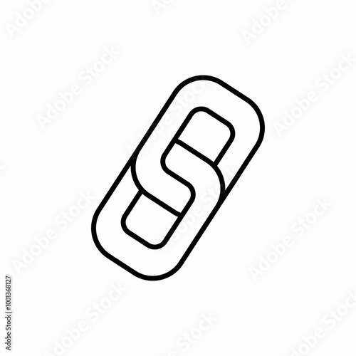 link up icon sign vector