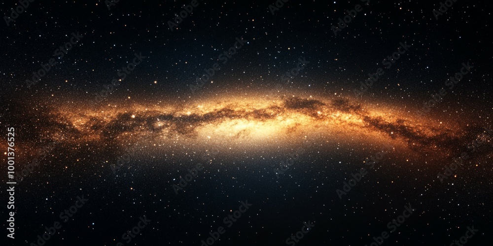 Fototapeta premium Galactic night sky background