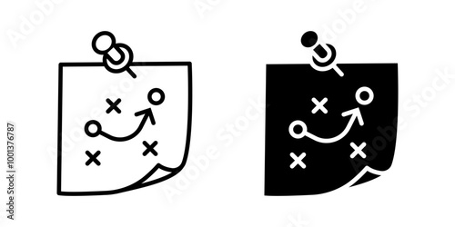 strategy icon. for mobile concept and web design. vector illustration on white background.
