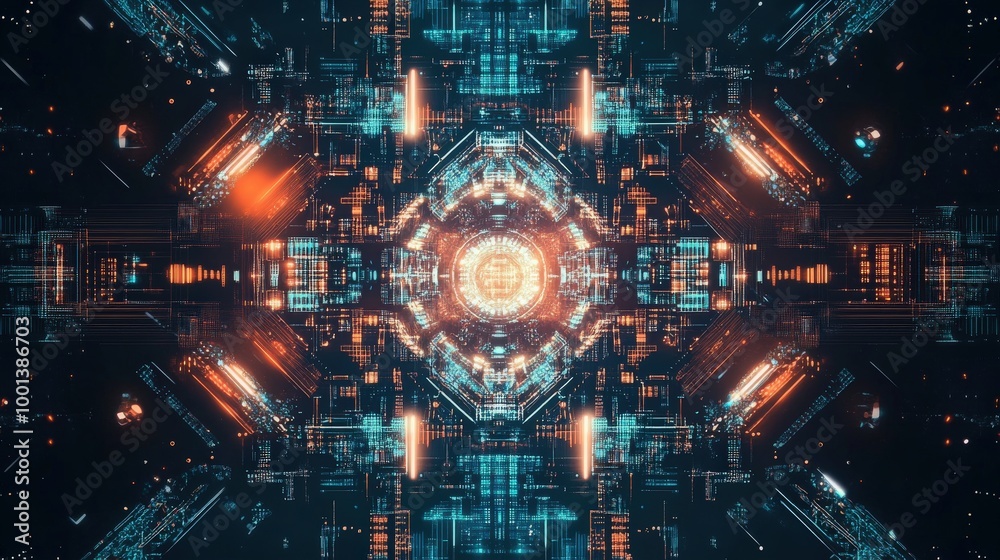 Creative graphics pattern art with a focus on abstract technology themes and detailed patterns. Ideal for contemporary digital and tech-oriented visuals Creative graphics pattern art with a focus on abstract technology themes and detailed patterns. Ideal for contemporary digital and tech-oriented visuals