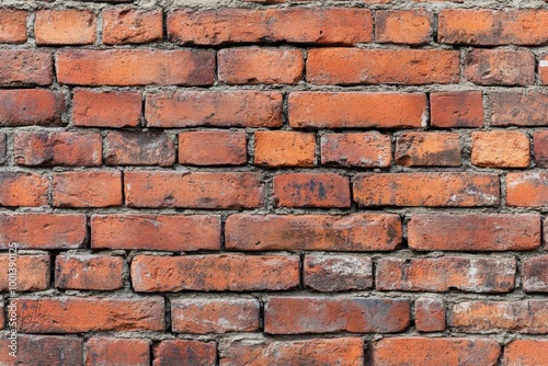 seamless brick wall texture with an aged and weathered appearance