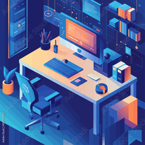 Metaverse Office Space Virtual Reality Collaboration