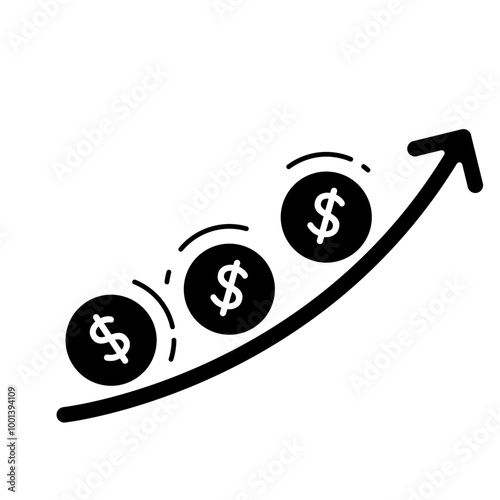 Money Inflation icon, Bussines Development