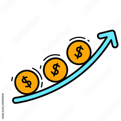 Money Inflation icon, Bussines Development