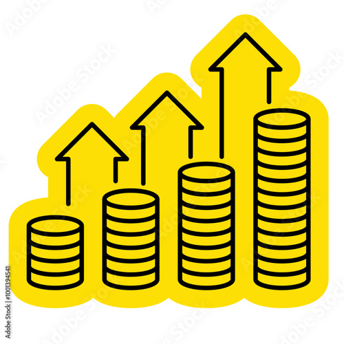 Money Inflation icon, Bussines Development