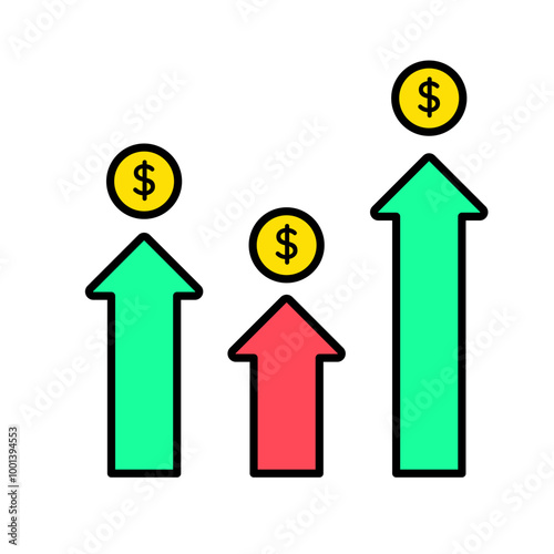 Money Inflation icon, Bussines Development