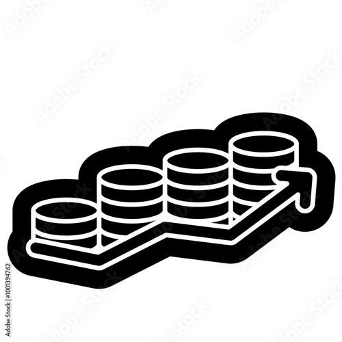 Money Inflation icon, Bussines Development