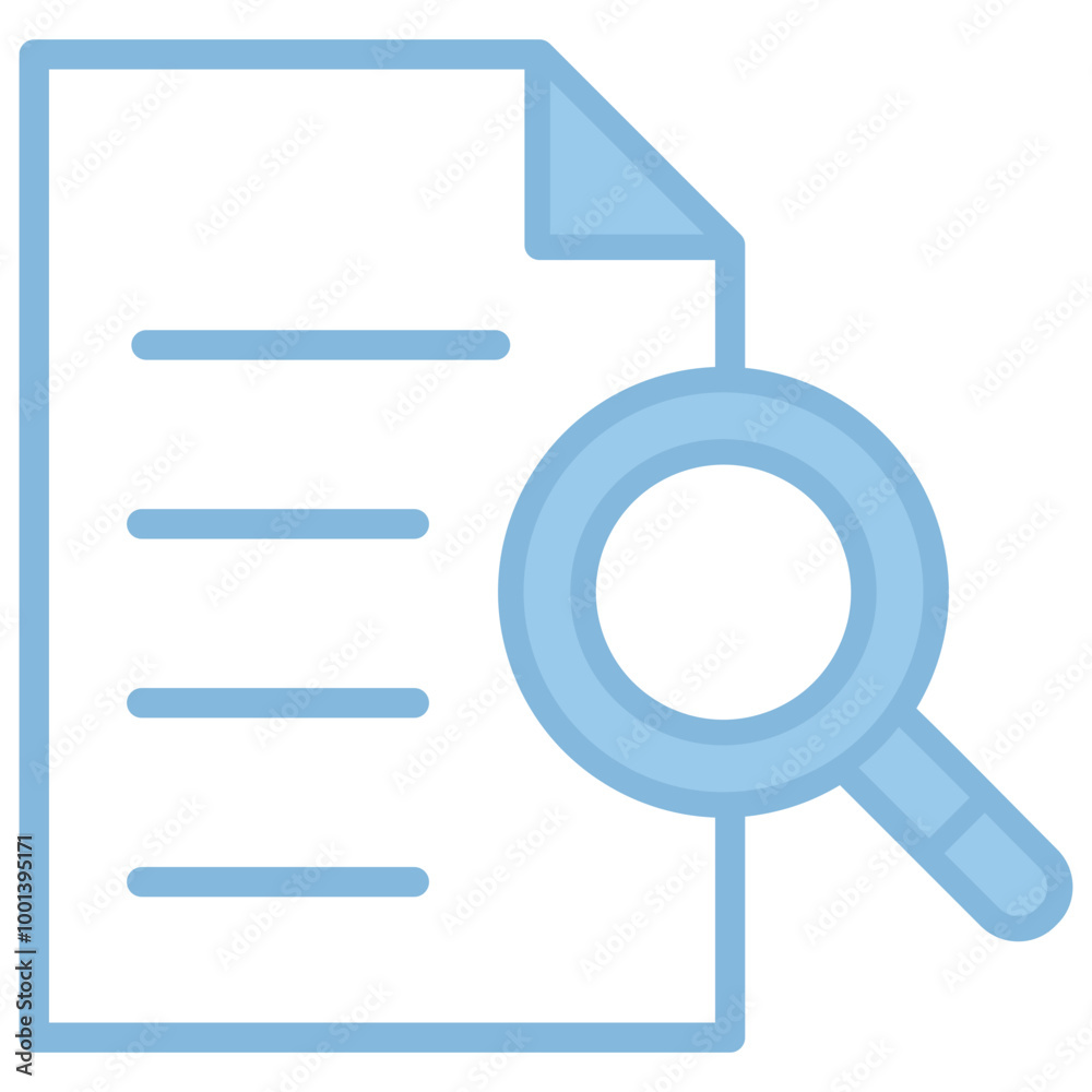 Investigation icon with line color style Investigation icon with line color style