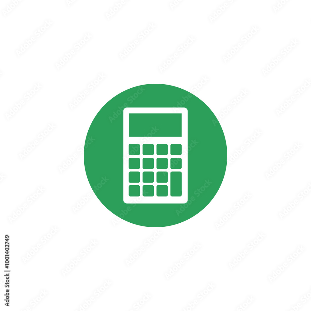 Calculator icon isolated on transparent background Calculator icon isolated on transparent background