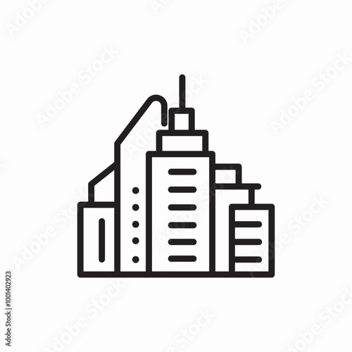 cityscape icon sign vector