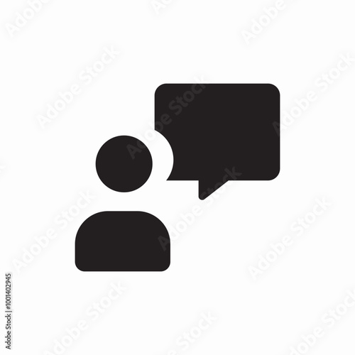 conversation chat icon sign vector