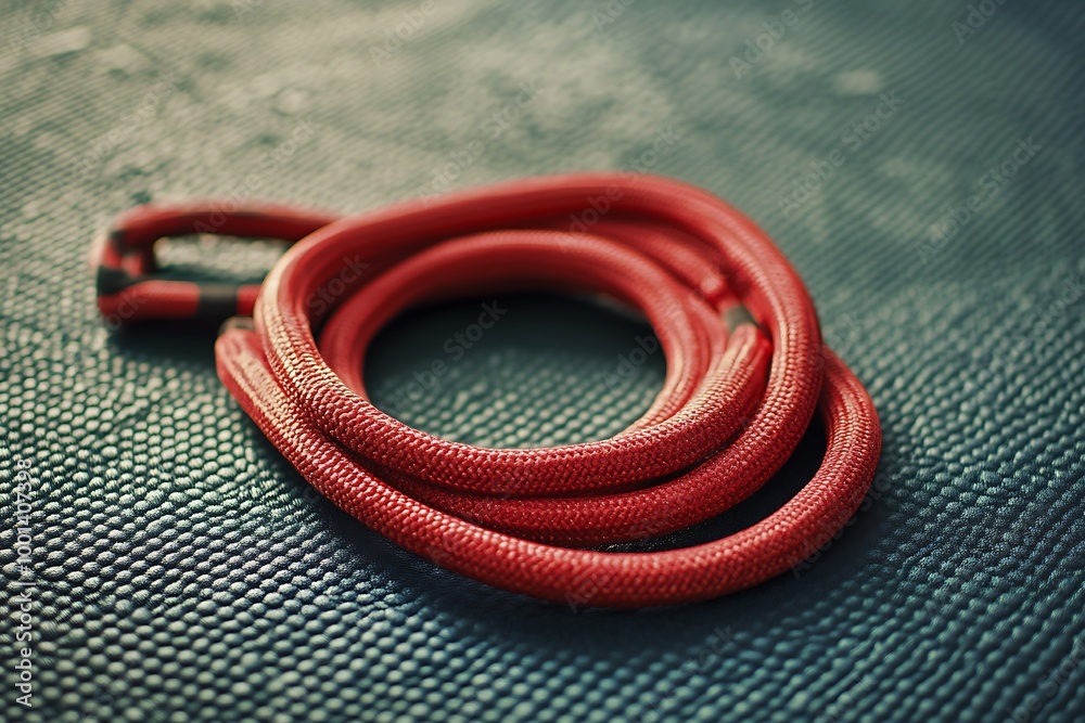 Fototapeta premium close up of a red rope