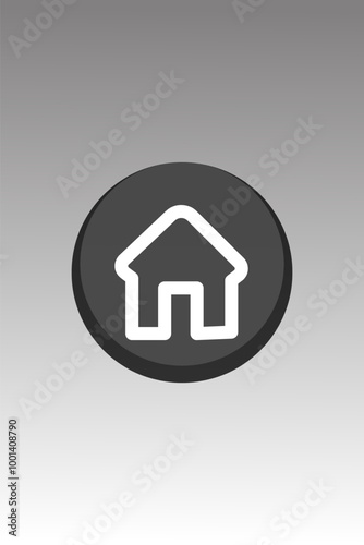 home icon on a white background