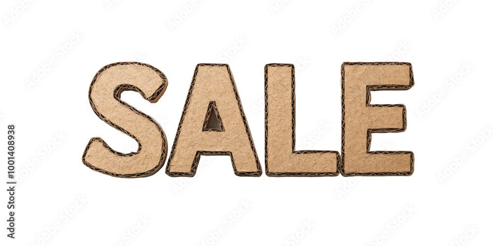 Cardboard Sale Sign - Discount Offer Cardboard Sale Sign - Discount Offer