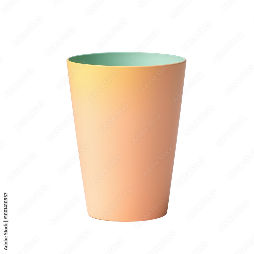 Minimalist pastel cup, perfect for modern table settings, white isolated background. Minimalist pastel cup, perfect for modern table settings, white isolated background.