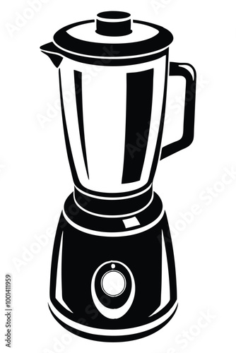 Food Processor vector silhouette