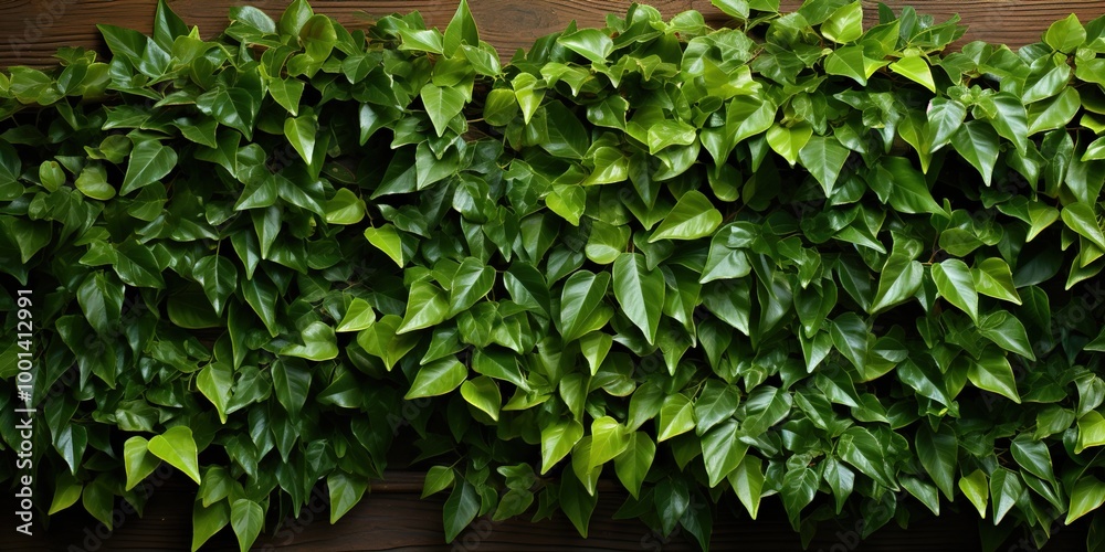 Obraz premium green ivy on wall