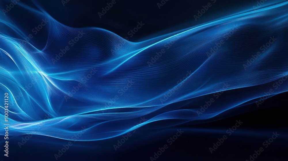 Abstract Blue Waves Abstract Blue Waves