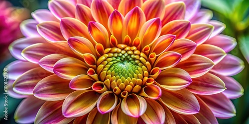 Close-up of a delicate flower with intricate petal details and vibrant colors in natural lighting