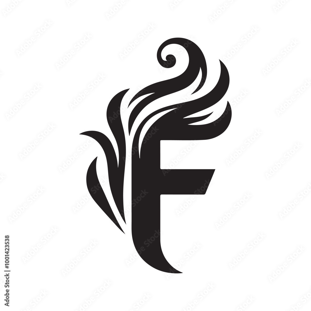 Simple Letter F Logo with Fire Element: A Bold and Eye-Catching Design Perfect for Brands in Energy, Sports, and Creative Industries Seeking Unique Branding Solutions Simple Letter F Logo with Fire Element: A Bold and Eye-Catching Design Perfect for Brands in Energy, Sports, and Creative Industries Seeking Unique Branding Solutions