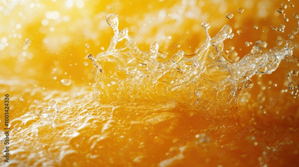 splashed orange juice splashed orange juice