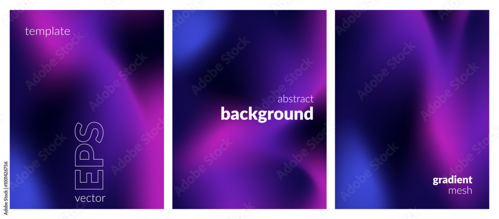 © SrGr - Collection. Abstract liquid background. Neon color blend. Blurred fluid colours. Gradient mesh. Modern design template for posters, ad banners, brochures, flyers, covers, websites. EPS vector image © SrGr - Collection. Abstract liquid background. Neon color blend. Blurred fluid colours. Gradient mesh. Modern design template for posters, ad banners, brochures, flyers, covers, websites. EPS vector image