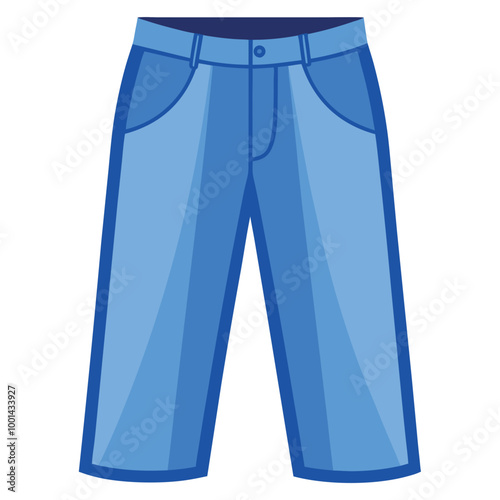 Jeans vector illustration isolated on a white background