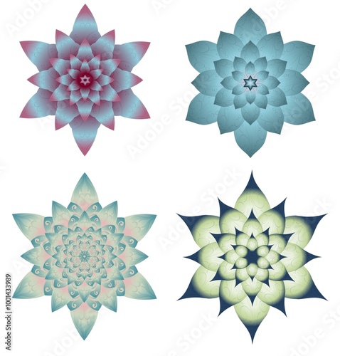 colorful mandala pattern