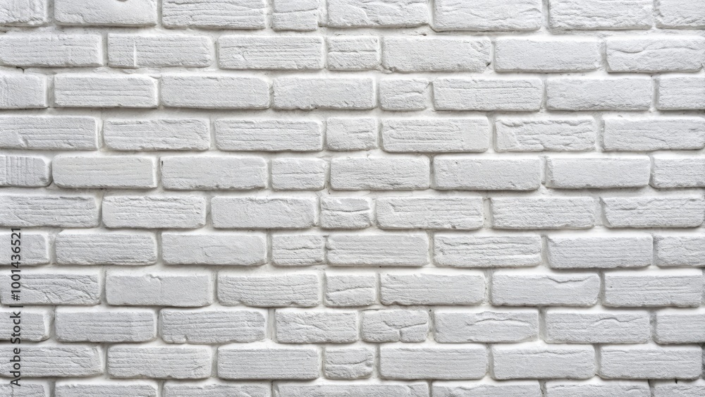 Clean and Minimalist Modern White Brick Wall Texture Ideal for Backgrounds and Design Projects Clean and Minimalist Modern White Brick Wall Texture Ideal for Backgrounds and Design Projects
