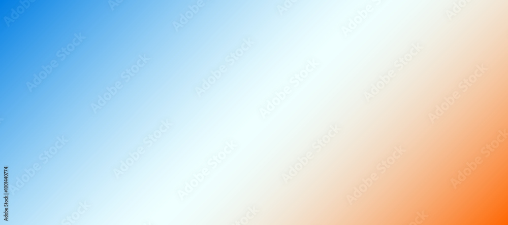 Obraz premium Blurred background with colorful diagonal gradient colors of orange, blue and white, texture blur abstract background, abstract gradation blur texture