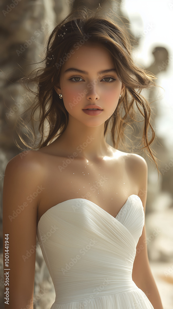 Glamorous prom dress for teens featuring a flowing silhouette and elegant design Glamorous prom dress for teens featuring a flowing silhouette and elegant design