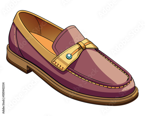 Loafers vector illustration