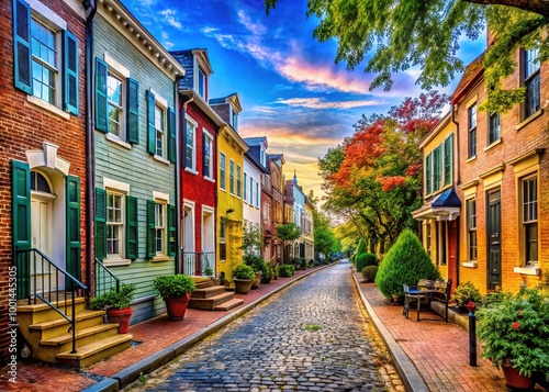 Historic Old Town Alexandria Virginia with Charming Cobblestone Streets and Scenic Waterfront Views