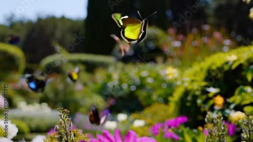 Butterflies in the park