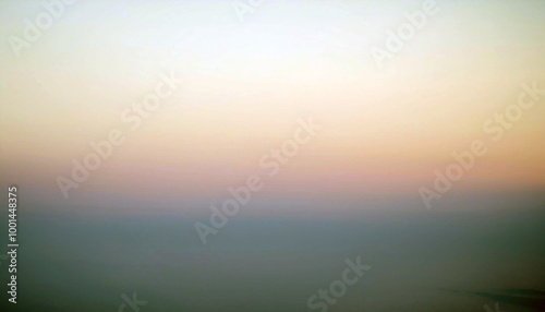 Soft Pastel Sky with Fog