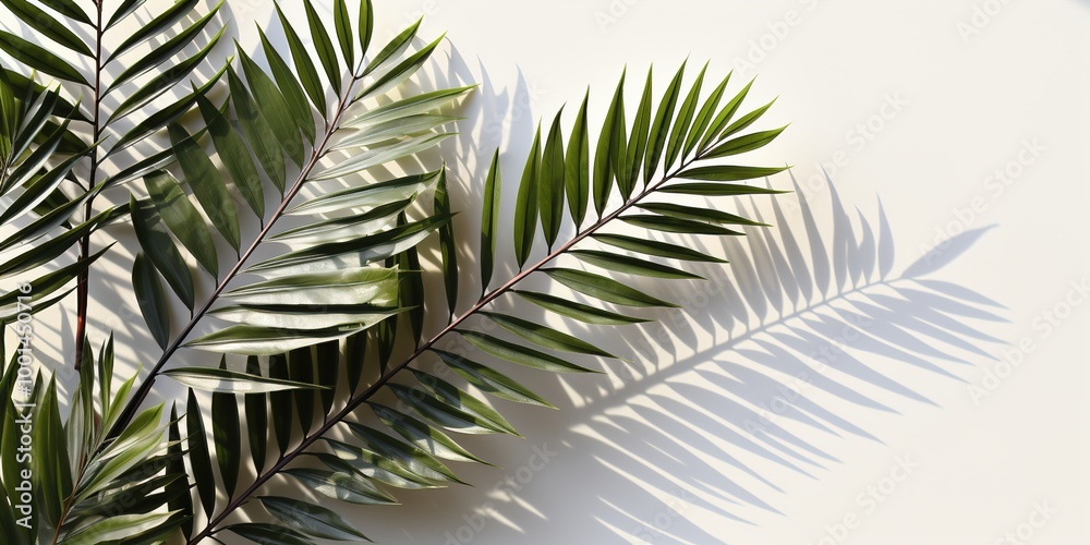 palm tree leaf palm tree leaf