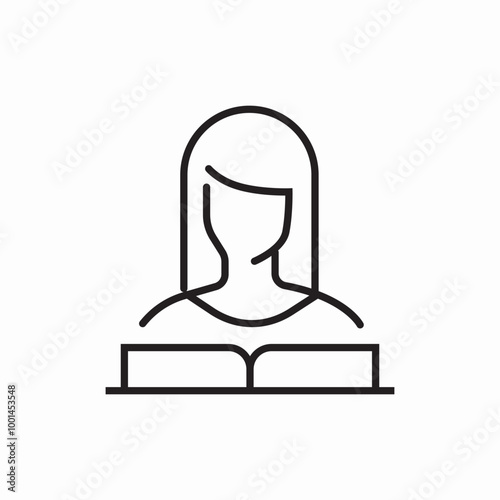 author female icon sign vector