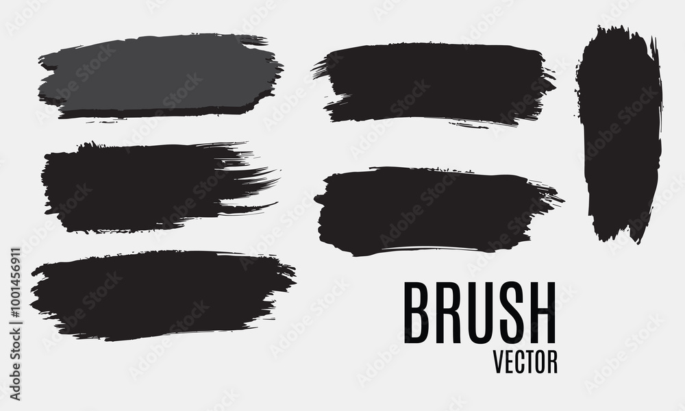 Ink brush abstract dark stroke collection Ink brush abstract dark stroke collection