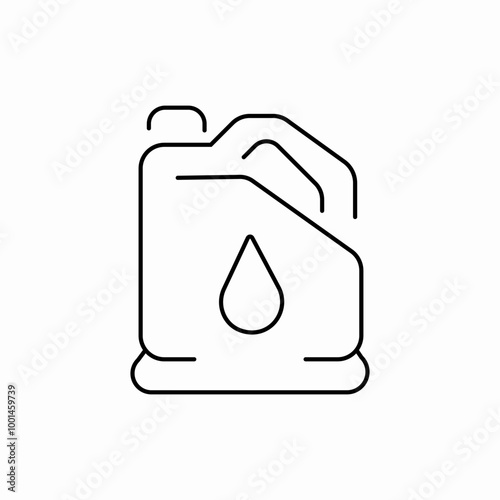 canister petrol icon sign vector