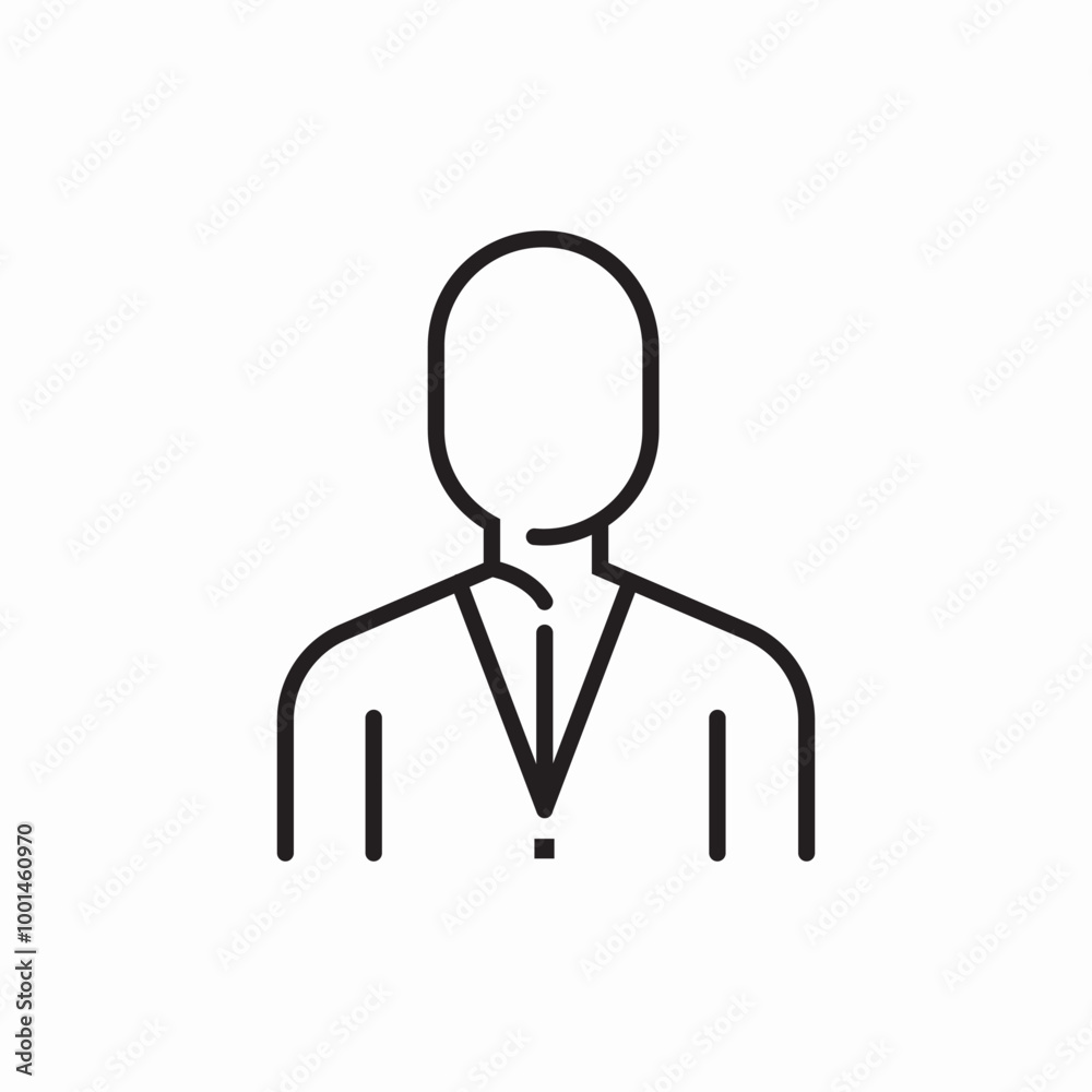 business person icon sign vector business person icon sign vector