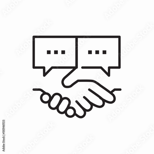 contract signing icon sign vector